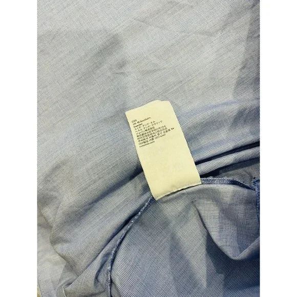 COS Blue Short Sleeve Cotton Wrap Pocket Dress Size EUR 34 - Picture 12 of 12